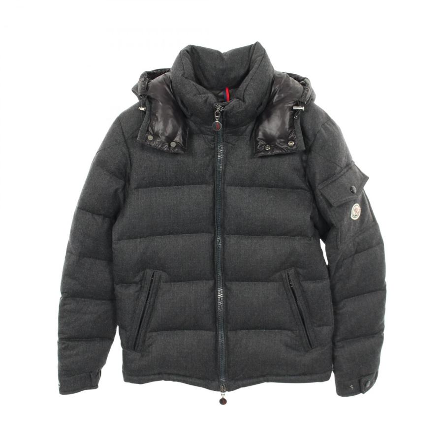 MONCLER MONTGENEVRE ウール ダウン ジャケット 黒 #1 MONCLER（モンクレール） ダウンジャケット メンズ モンジュネーブル