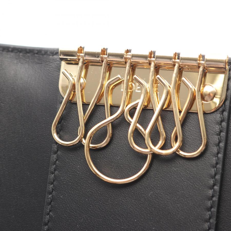 【美品】LOEWE ロエベ　6連キーケース　リピート　アナグラム LOEWE（ロエベ） リピートアナグラム 6連 ブランドオフ レザー キー
