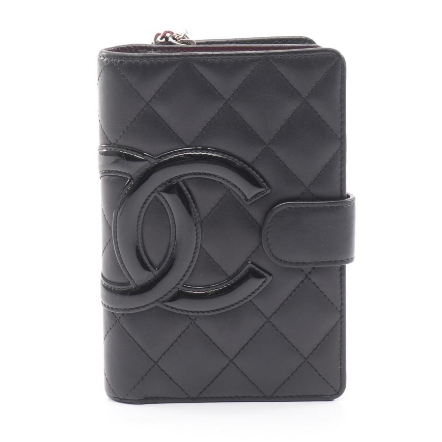 CHANEL（シャネル） カンボンライン ブランドオフ レザー 二つ折り財布