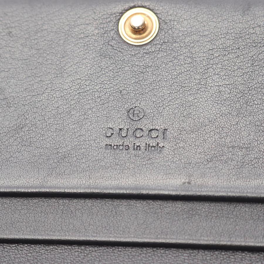 GUCCI（グッチ） GGマーモント ブランドオフ レザー 二つ折り財布