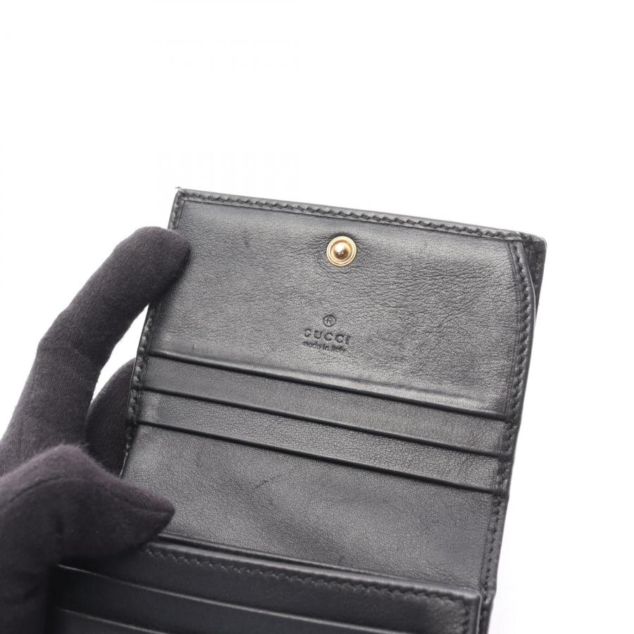 GUCCI（グッチ） GGマーモント ブランドオフ レザー 二つ折り財布