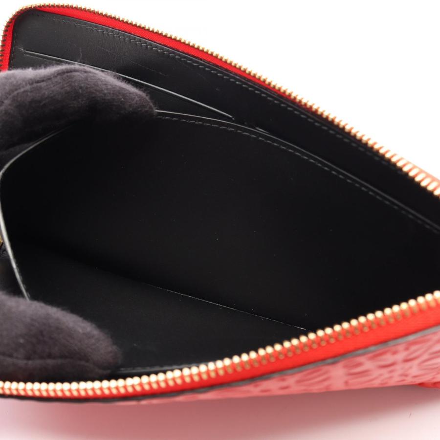 LOEWE（ロエベ） アナグラム ブランドオフ レザー L型ファスナー長財布 