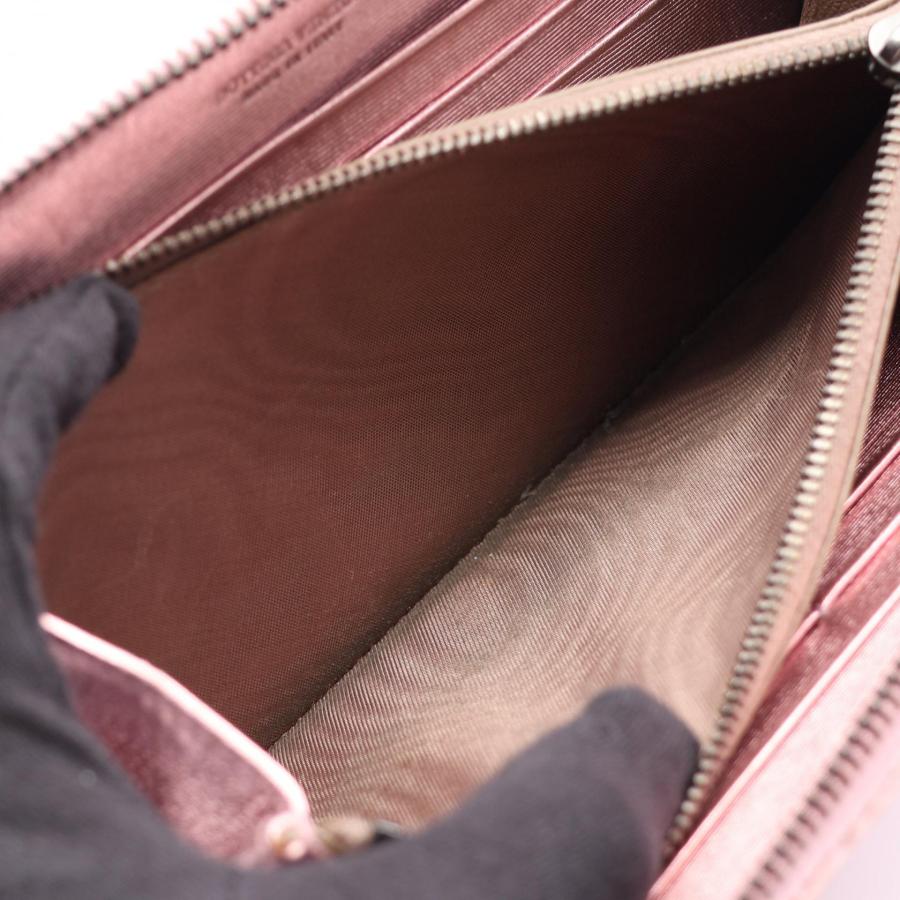 ボッテガヴェネタ イントレチャート メタリック ブランドオフ BOTTEGA