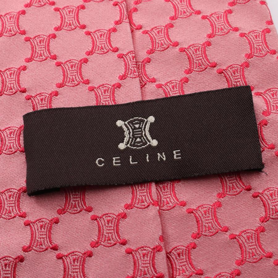 CELINE（セリーヌ） マカダム ブランドオフ シルク ネクタイ シルク