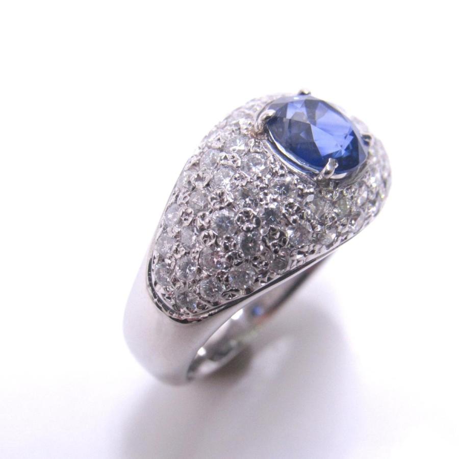 ジュエリー リング ジュエリー 指輪 ブルー Pt900 店のジュエリー ランクa プラチナ サファイア 1 43ｃｔ