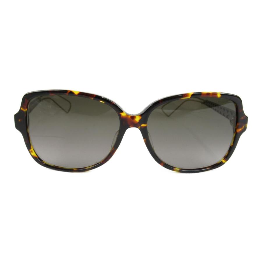 クリスチャン・ディオール サングラス スクエア ブラウン x ブラウン x