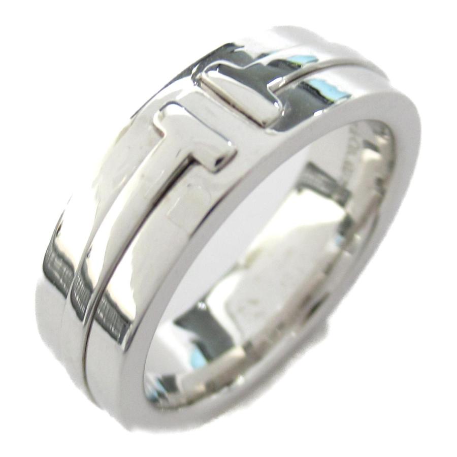 ティファニー Tナローリング 指輪 K18wg 750 ホワイトゴールド ランクa 9号 ブランドオフ Yahoo 店 通販 Yahoo ショッピング