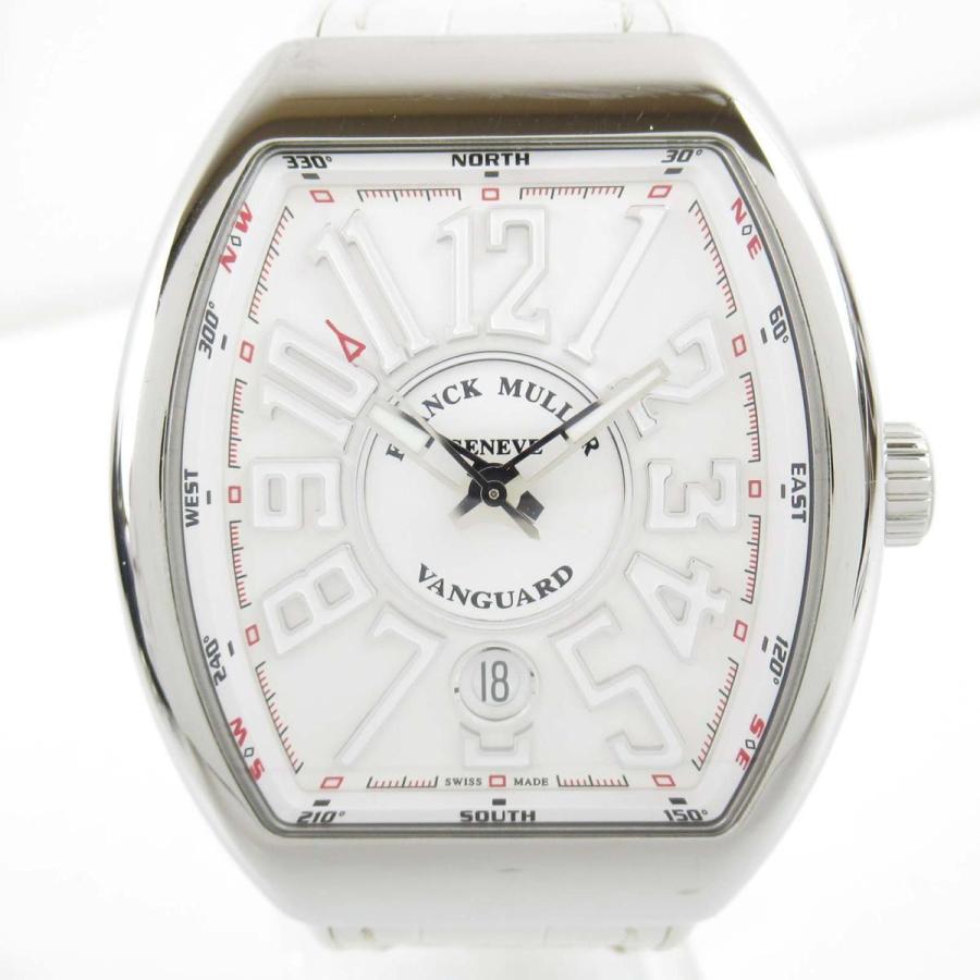 フランク ミュラー ヴァンガード ウォッチ 腕時計 シルバー ステンレススチール Ss X レザーベルト 41scdtacbc ランクa ブランドオフ Yahoo 店 通販 Yahoo ショッピング