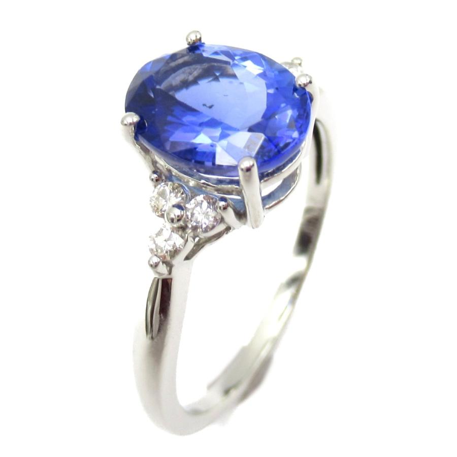 高級ブランド JEWELRY JEWELRY リング・指輪 タンザナイト ダイヤモンド リング ブルー系 ダイヤモンド 中古 指輪
