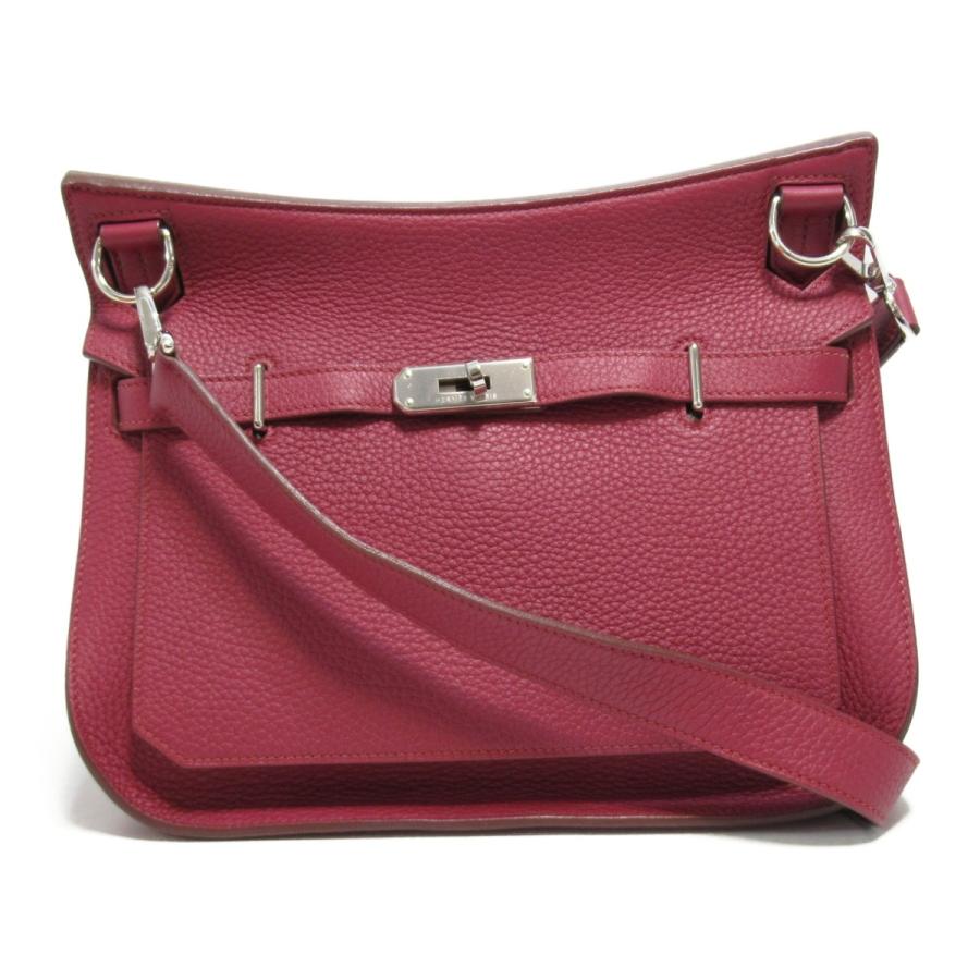 HERMES エルメス ジプシエール28 ショルダーバッグ ルビー ピンク系 