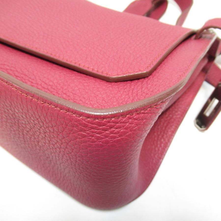 HERMES エルメス ジプシエール28 ショルダーバッグ ルビー ピンク系 