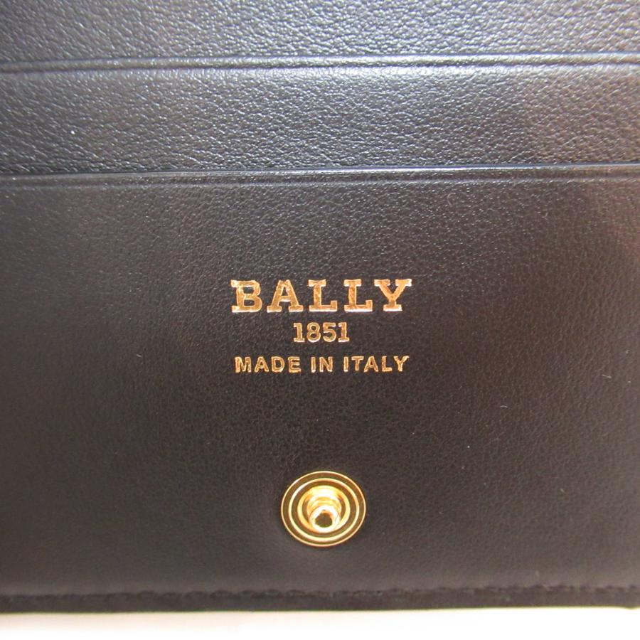Bally BALLY バリー 二つ折り財布 二つ折財布 ブラック系 レザー Bally BALLY バリー 二つ折り財布 二つ折財布 ブラック系 レザー