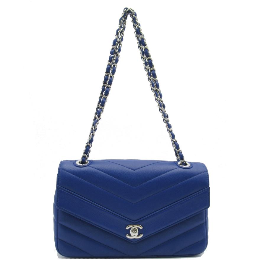 CHANEL シャネル ショルダーバッグ Vステッチ シェブロン チェーン  