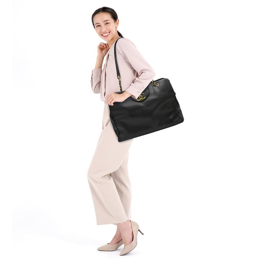 CHANEL シャネル ショルダーバッグ スーパーモデル チェーン ブラック  