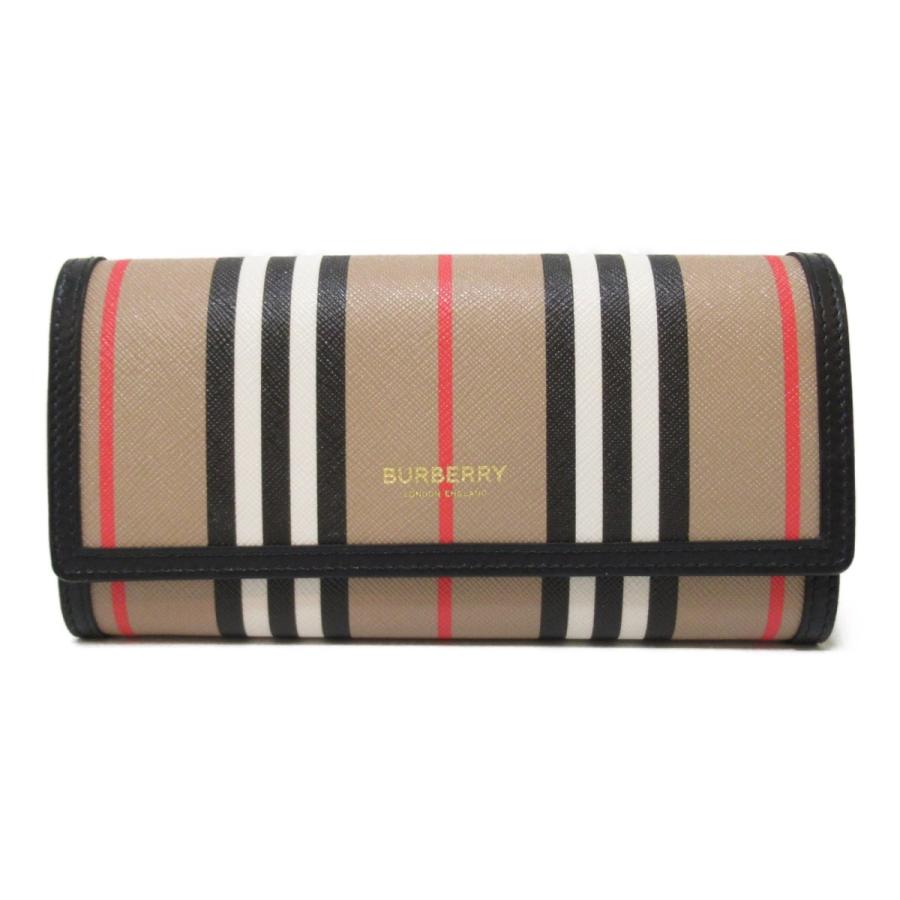 BURBERRY バーバリー L型ファスナー長財布 長財布 ベージュ系 PVC 