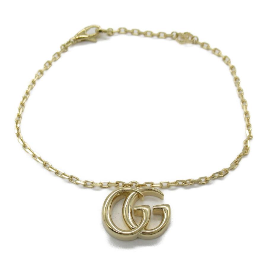 GUCCI グッチ ブレスレット ロゴブレスレット ゴールド系 K18 GUCCI グッチ ブレスレット ロゴブレスレット ゴールド系 K18
