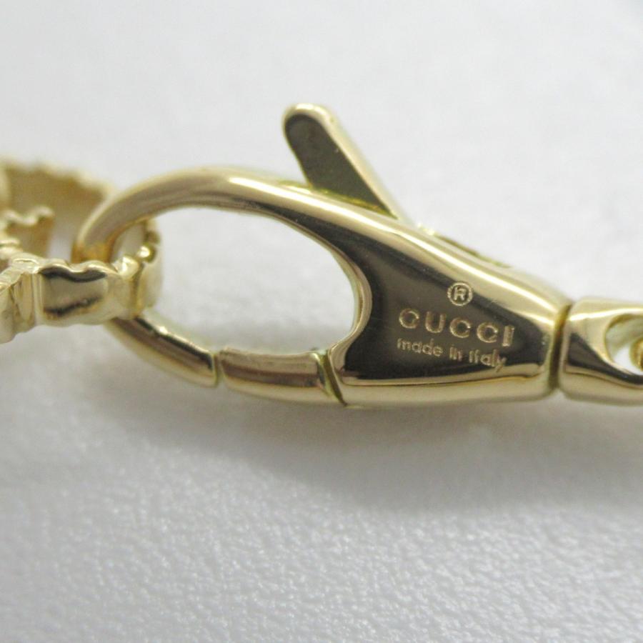 GUCCI グッチ ブレスレット ロゴブレスレット ゴールド系 K18 GUCCI グッチ ブレスレット ロゴブレスレット ゴールド系 K18