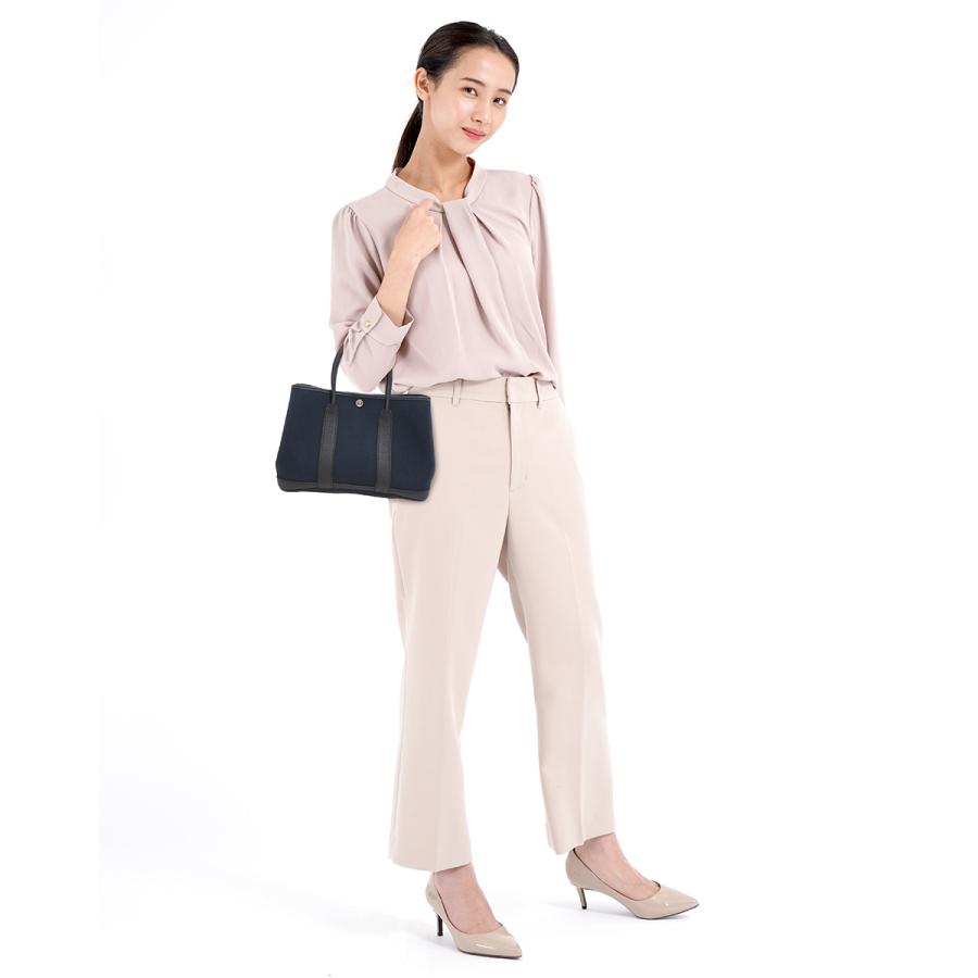 HERMES エルメス トートバッグ ガーデンTPM ブラック系 キャンバス  