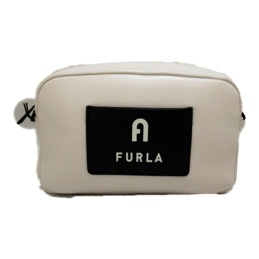 FURLA Furla フルラ ショルダーバッグ ホワイト系 レザー ユニ FURLA Furla フルラ ショルダーバッグ ホワイト系 レザー ユニ