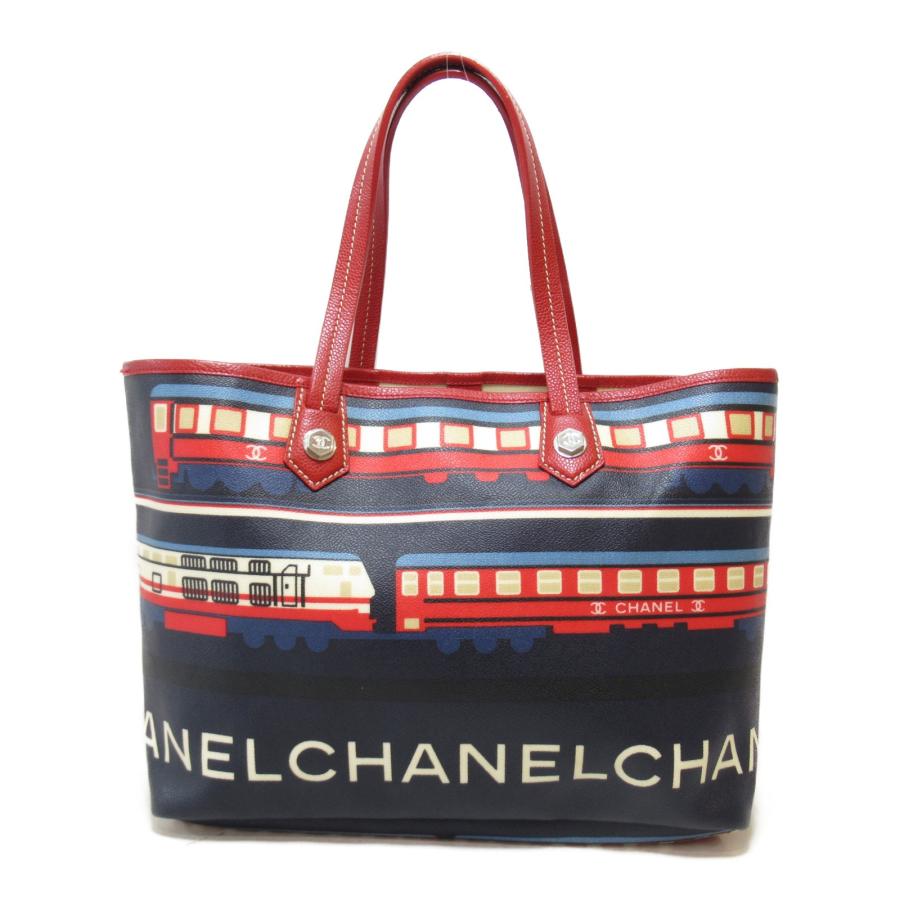 CHANEL シャネル トートバッグ マルチカラー PVCコーティング 