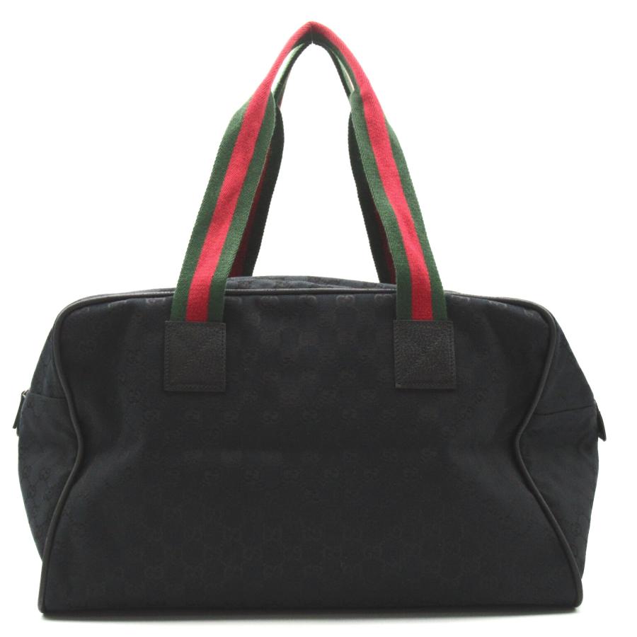 GUCCI グッチ ボストンバッグ ブラック系 GGキャンバス 中古 GUCCI グッチ ボストンバッグ ブラック系 GGキャンバス 中古