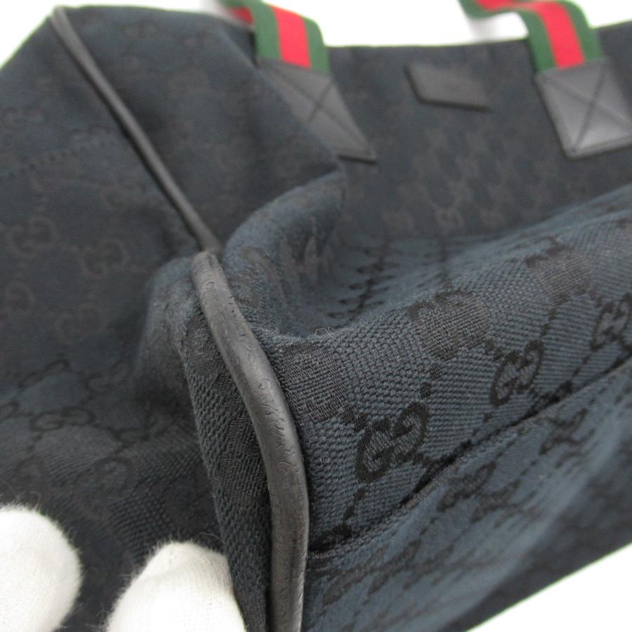 GUCCI グッチ ボストンバッグ ブラック系 GGキャンバス 中古 GUCCI グッチ ボストンバッグ ブラック系 GGキャンバス 中古