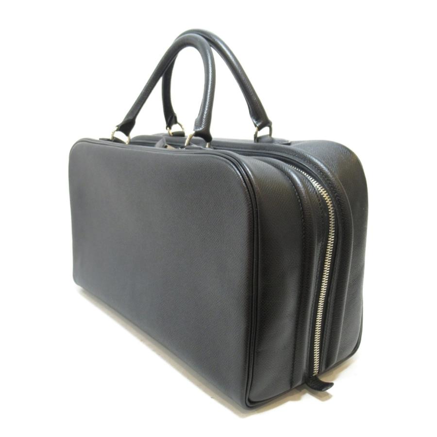 HERMES エルメス ハンドバッグ サックアンヴィ36 ブラック系 レザー 