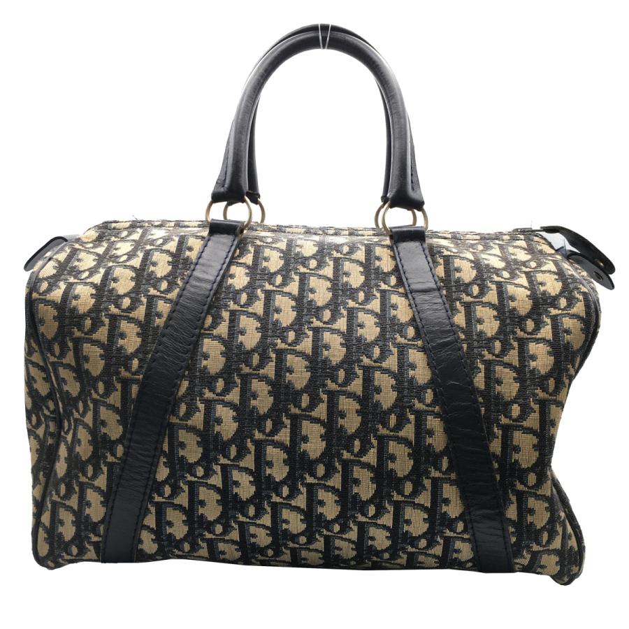 Dior ディオール ボストンバッグ ベージュ系 キャンバス 中古 