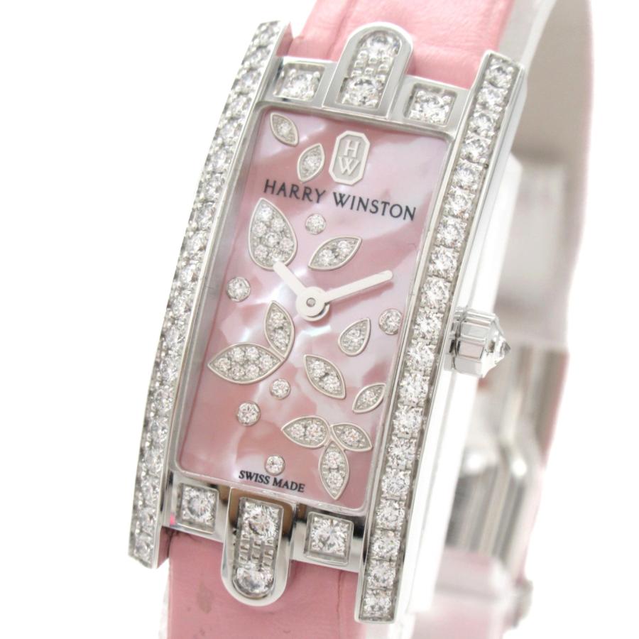 HARRY WINSTON ハリーウィンストン 腕時計 リリークラスター アヴェニューCミニ 腕時計 ホワイト系 K18WG（ホワイトゴールド） 中古 レディース｜brandoff｜03