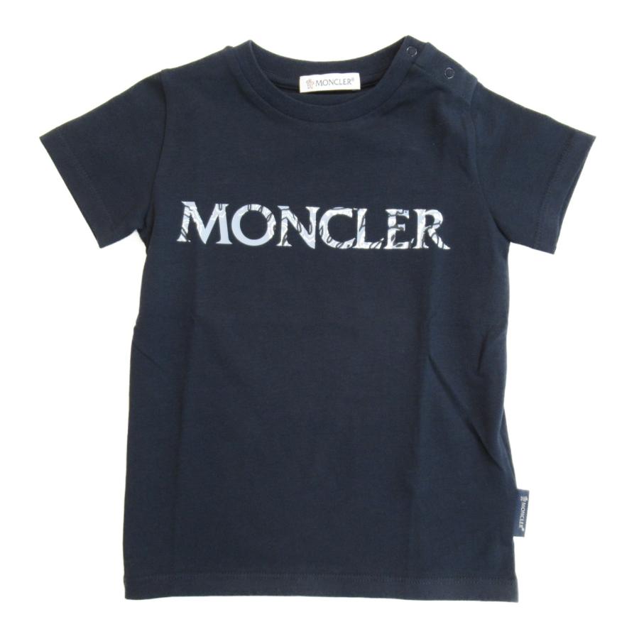 MONCLER モンクレール 半袖Tシャツ 半袖Tシャツ ネイビー系 コットン 