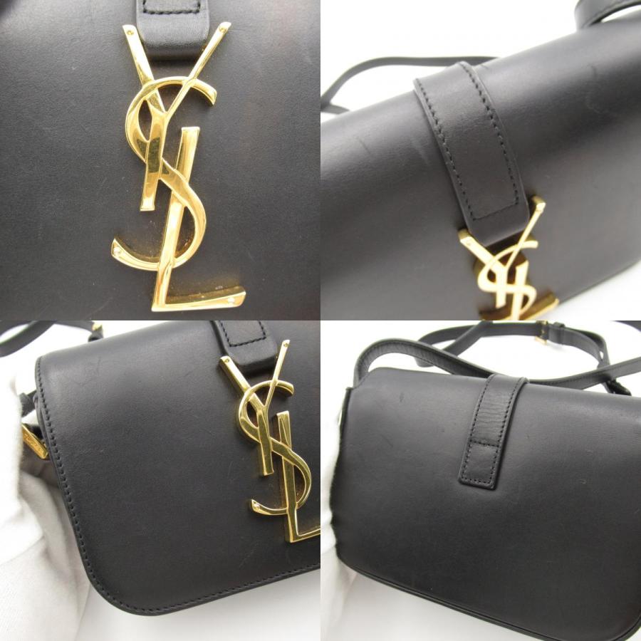 SAINT LAURENT サンローラン ショルダーバッグ ブラック系 SAINT LAURENT サンローラン ショルダーバッグ ブラック系