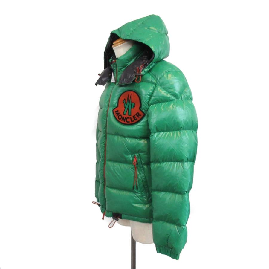 MONCLER モンクレール ダウンジャケット グリーン系 ナイロン MONCLER モンクレール ダウンジャケット グリーン系 ナイロン
