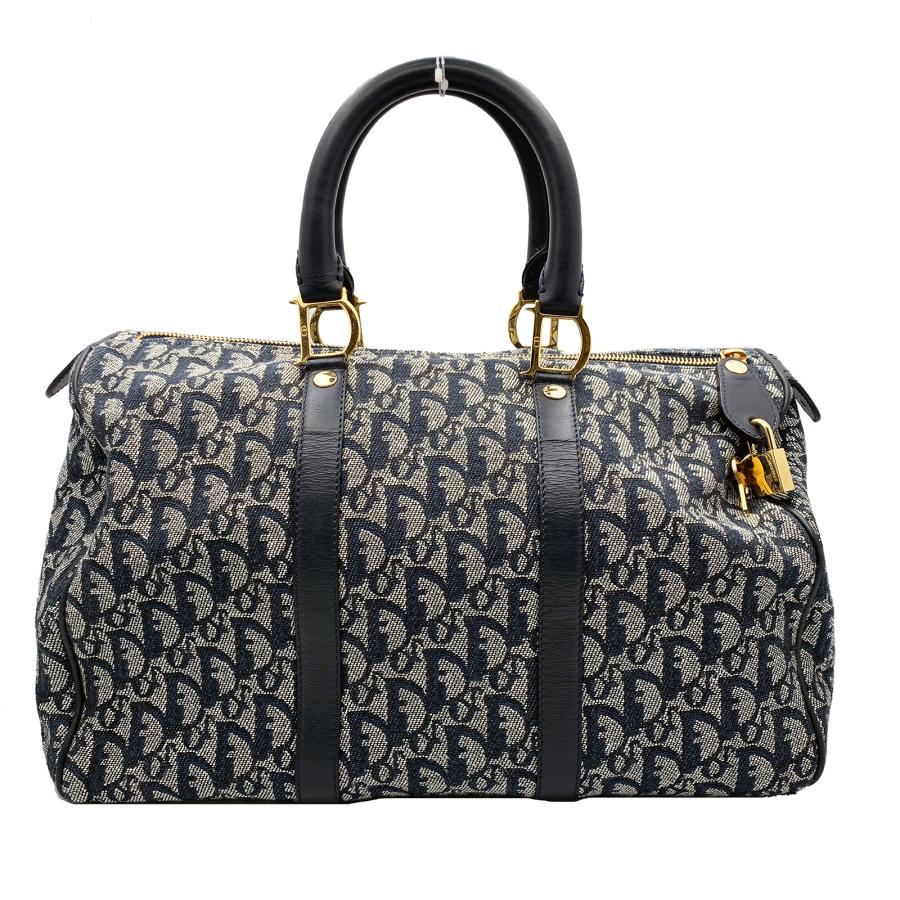 Dior ディオール ボストンバッグ トロター ボストンバッグ ネイビー系