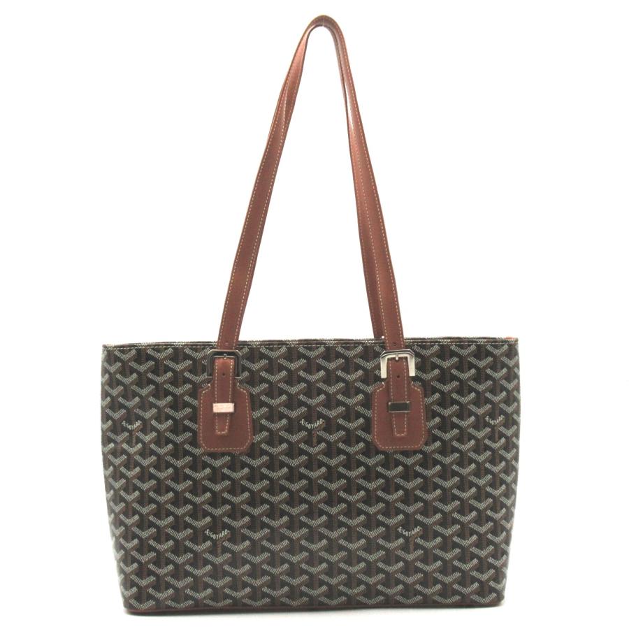 GOYARD ゴヤール トートバッグ オキナワPM ブラウン系 PVCコーティング 