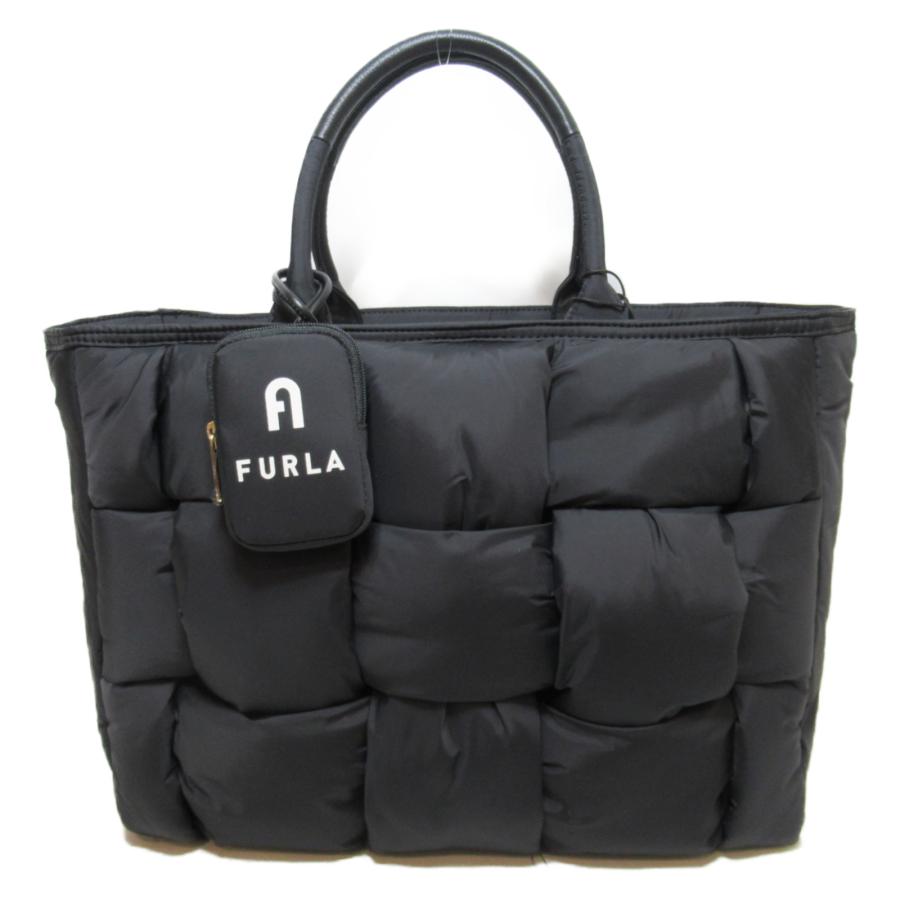 FURLA Furla フルラ トートバッグ ブラック系 ナイロン FURLA Furla フルラ トートバッグ ブラック系 ナイロン