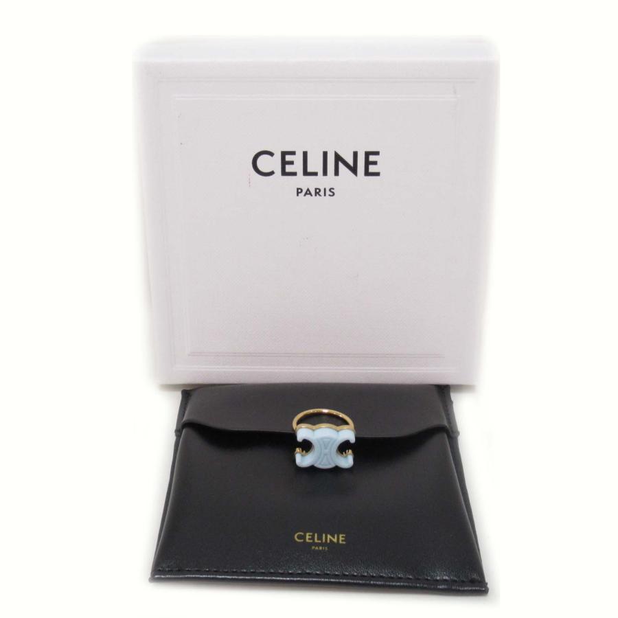 CELINE セリーヌ リング・指輪 ベビー トリオンフ リング ブルー CELINE セリーヌ リング・指輪 ベビー トリオンフ リング ブルー