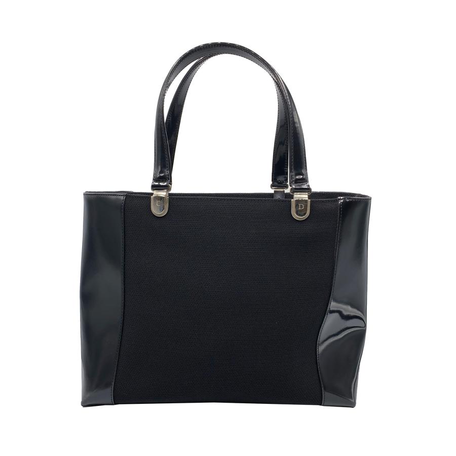 Dior ディオール トートバッグ ブラック系 エナメル 中古 レディース 
