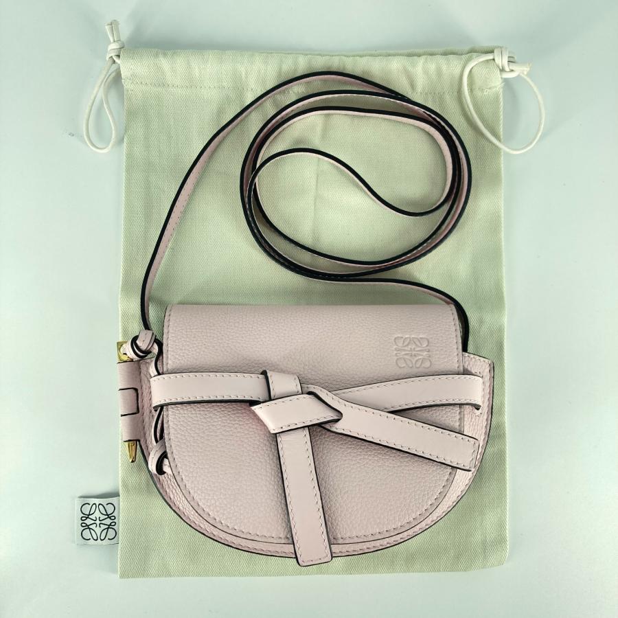 LOEWE ロエベ ショルダーバッグ ゲートミニ ピンク系 レザー LOEWE ロエベ ショルダーバッグ ゲートミニ ピンク系 レザー