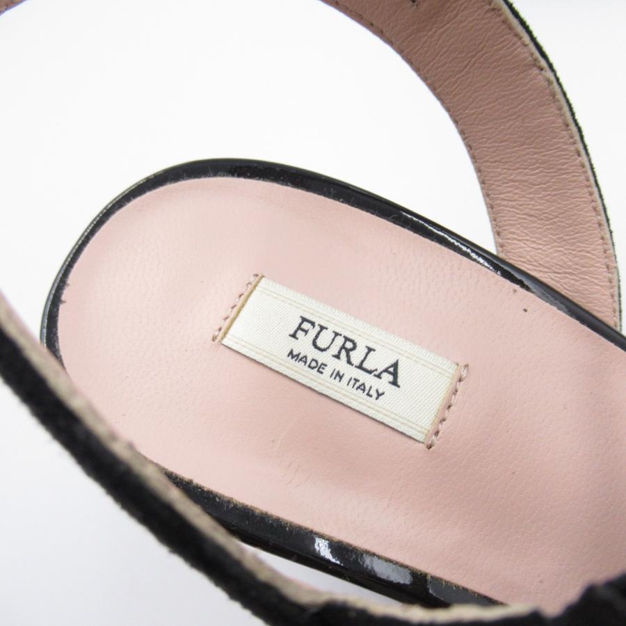 Furla フルラ サンダル ブラック系 レザー レディース｜brandoff｜06