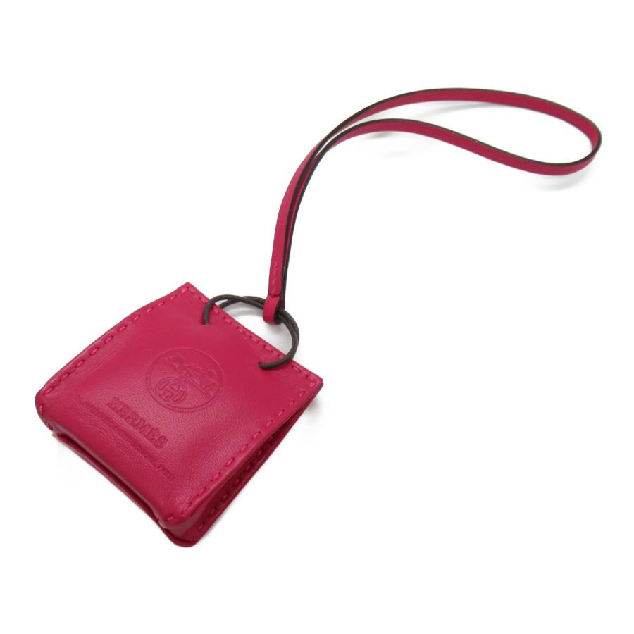 HERMES エルメス チャーム サックオランジュ バッグチャーム ピンク系 
