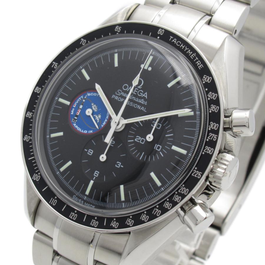 OMEGA オメガ 腕時計 スピードマスタープロフェッショナル アポロ9号 腕時計 ブラック系 ステンレススチール 中古 メンズ｜brandoff｜03