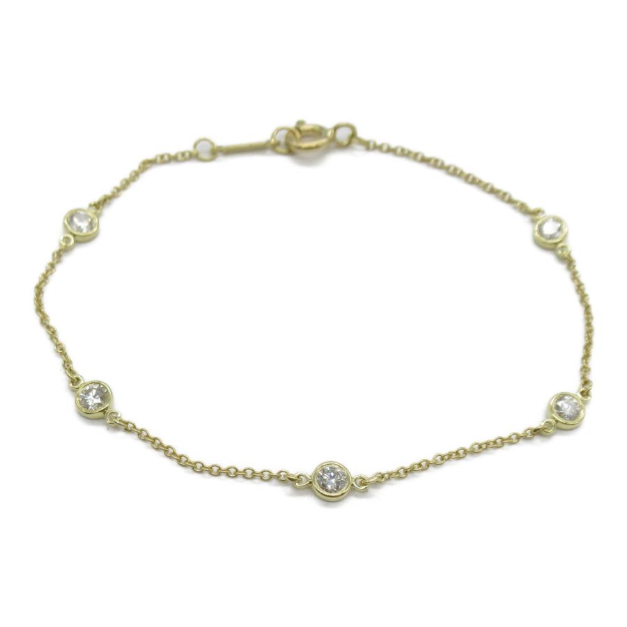 TIFFANY＆CO ティファニー ブレスレット バイザヤード 5Pダイヤモンド 