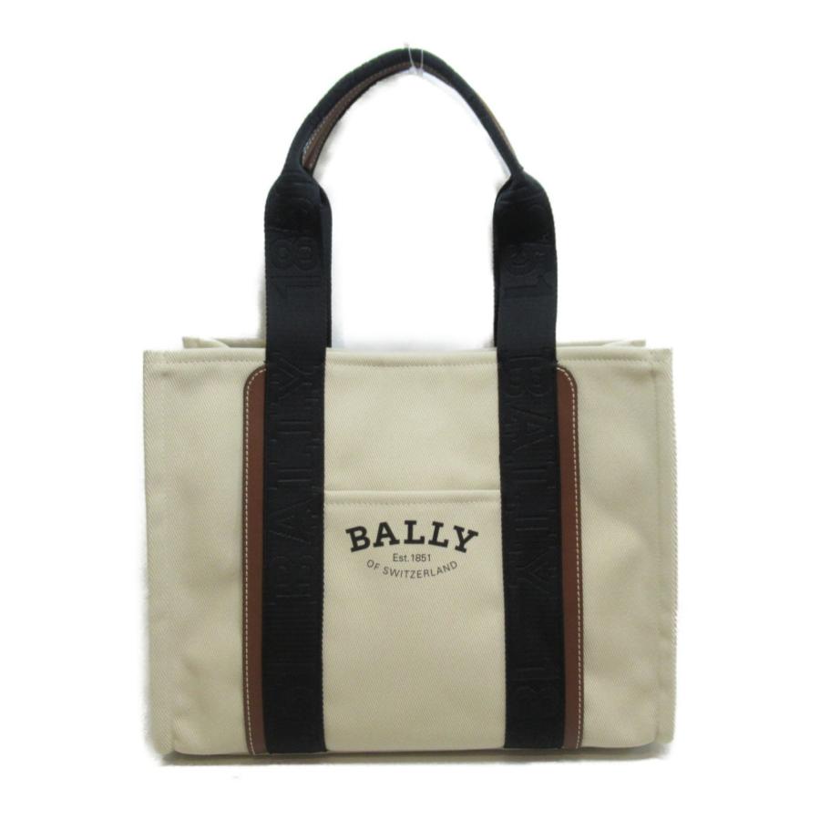 BALLY バリー トートバッグ トートバッグ ホワイト系 キャンバス 