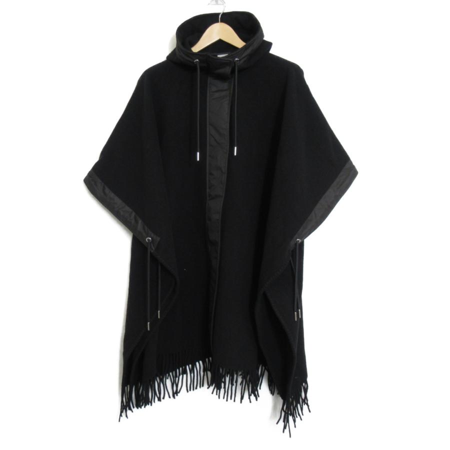 MONCLER モンクレール ポンチョ ブラック系 ウール レディース 