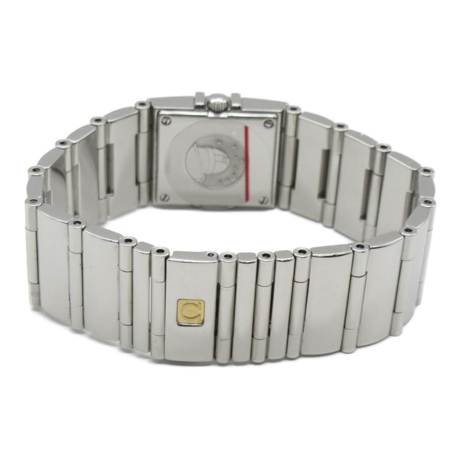 OMEGA オメガ 腕時計 コンステレーション クアドラ ダイヤベゼル 腕時計 ウォッチ ブラック系 ステンレススチール 中古 レディース｜brandoff｜04