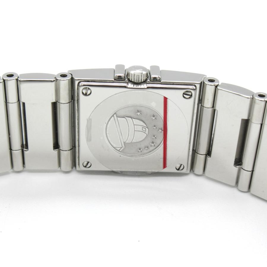 OMEGA オメガ 腕時計 コンステレーション クアドラ ダイヤベゼル 腕時計 ウォッチ ブラック系 ステンレススチール 中古 レディース｜brandoff｜06