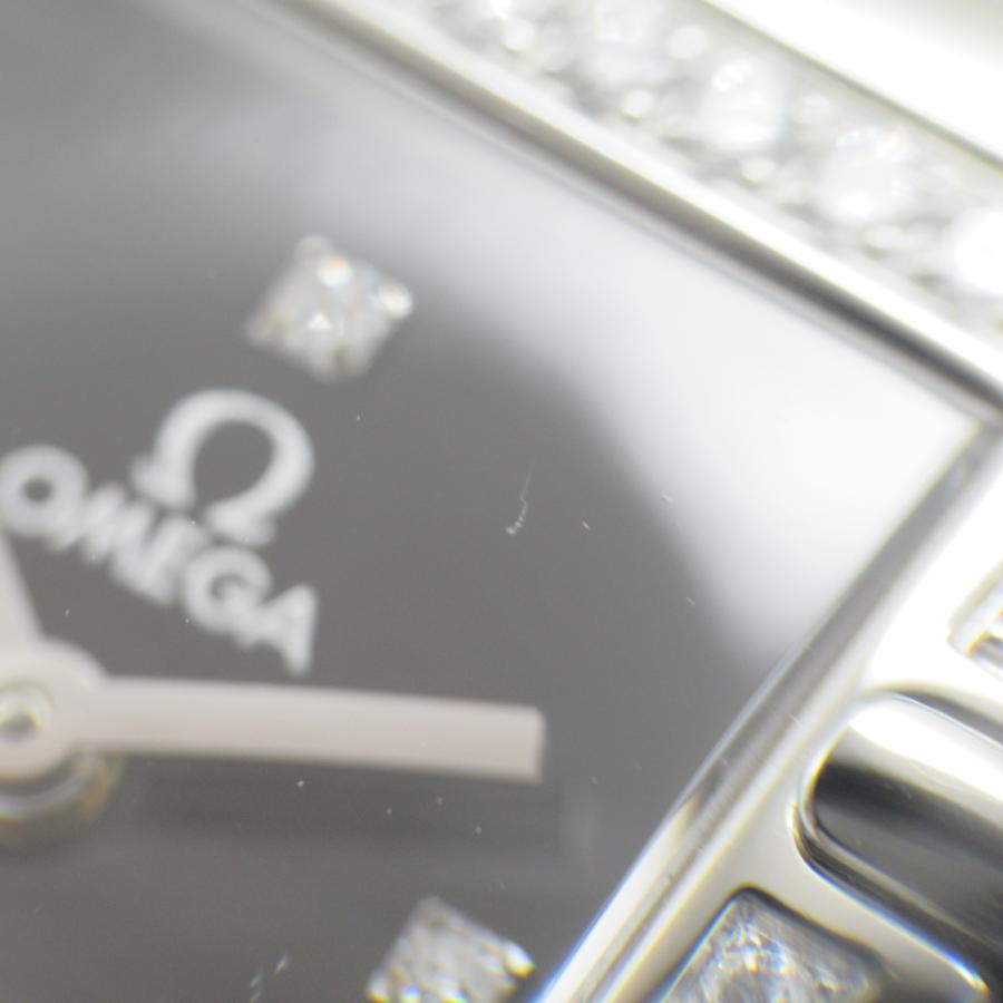 OMEGA オメガ 腕時計 コンステレーション クアドラ ダイヤベゼル 腕時計 ウォッチ ブラック系 ステンレススチール 中古 レディース｜brandoff｜09