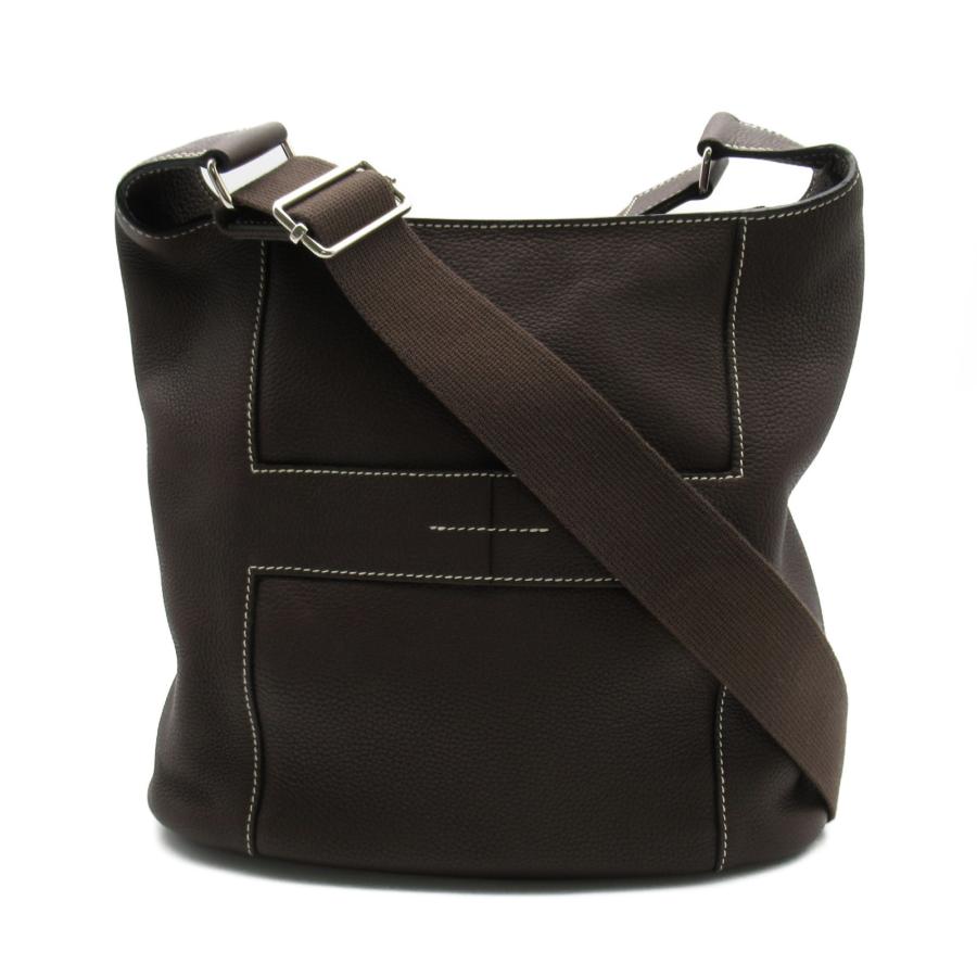 HERMES エルメス ショルダーバッグ グッドニュースPM カフェ ブラウン  