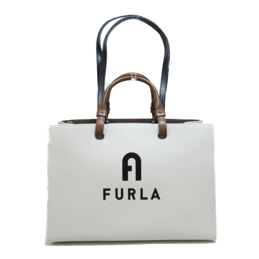 FURLA ヴァーシティ 2WAY トートバッグ ショルダーバッグ レザー 