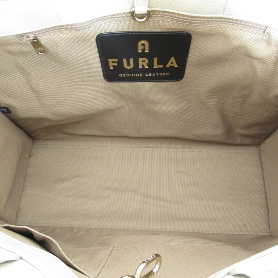 FURLA Furla フルラ トートバッグ ワンダー L グレー系 レザー FURLA Furla フルラ トートバッグ ワンダー L グレー系 レザー